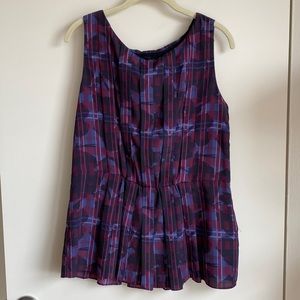 Banana Republic Peplum Sleeveless Blouse